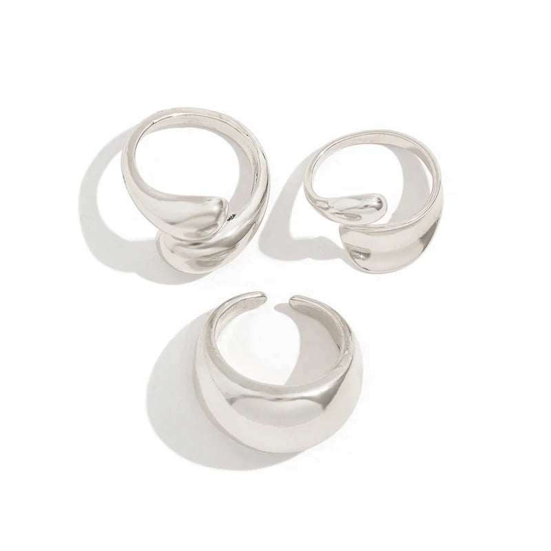 Rebelglam Ring Set