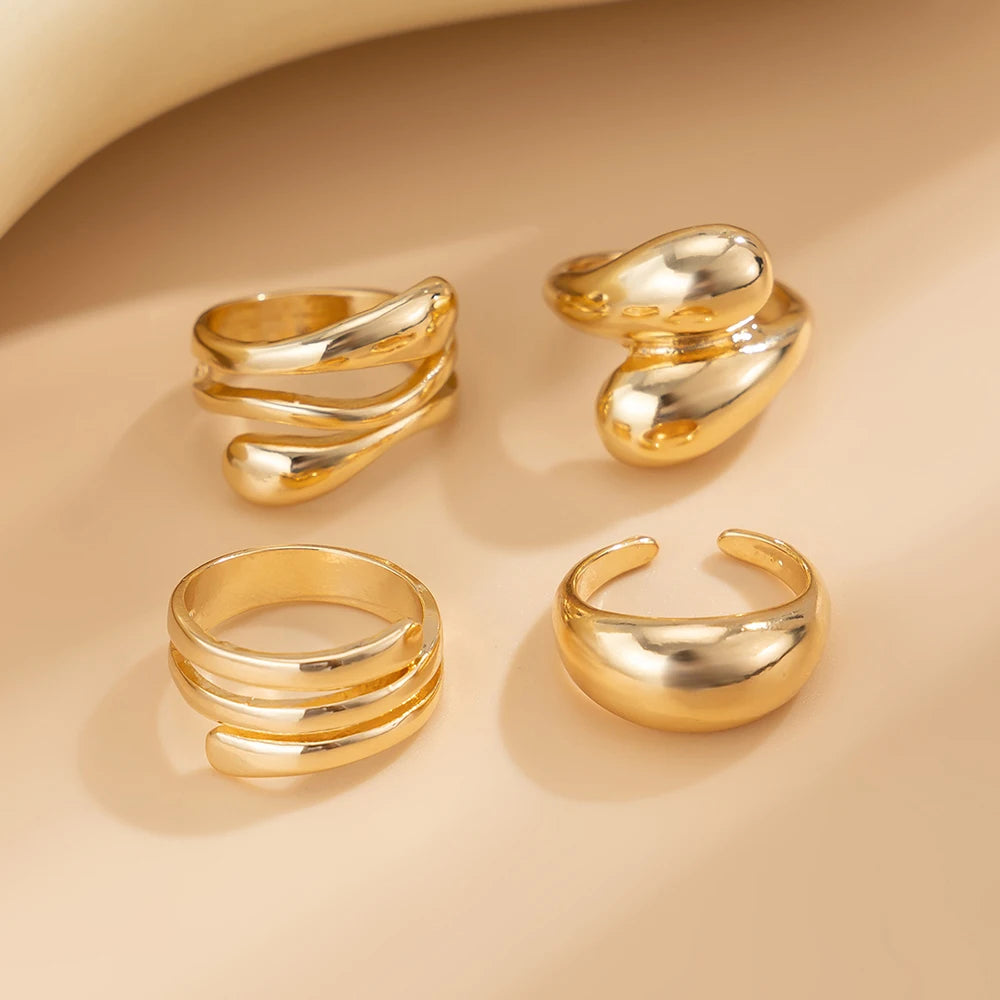 Rebelglam Ring Set